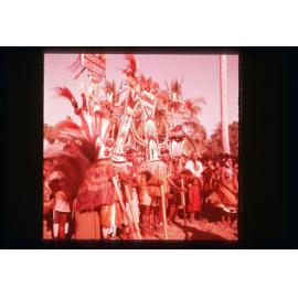 Costumed dancers