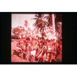 Costumed dancers