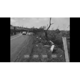 A car crashed down an embankment at foot of Mount Kembla