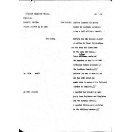 WIN News Anchor Script 10 January 1969