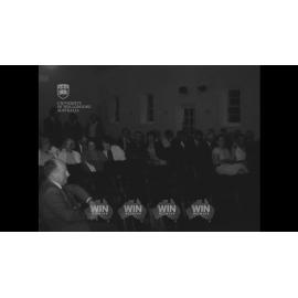 A large, indoor meeting to protest Robertson water plan