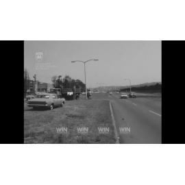 Aftermath of a serious car and truck collision on Springhill Road