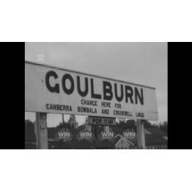 A new class of deisel train at Goulburn station