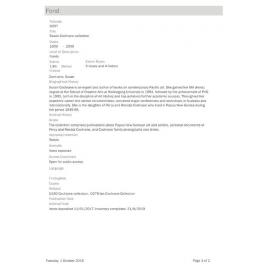 Susan Cochrane Collection