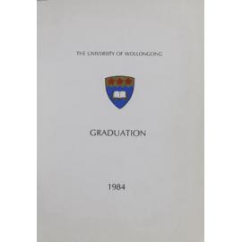 University of Wollongong Graduation Booklet - Commerce and Science 2 May 1984