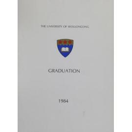 University of Wollongong Graduation Booklet - Creative Arts and Education 4 May 1984