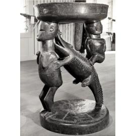 Carved table from the Trobriand Islands