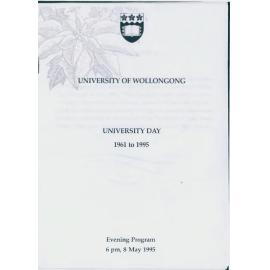University Day 1995