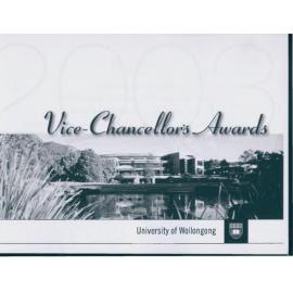 
Vice-Chancellor's Awards 2003