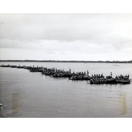 Admiralty Islands (Momote), arriving for canoe dance
