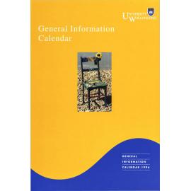 University of Wollongong General Information Calendar 1996