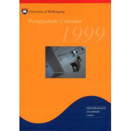 University of Wollongong Postgraduate Calendar 1999