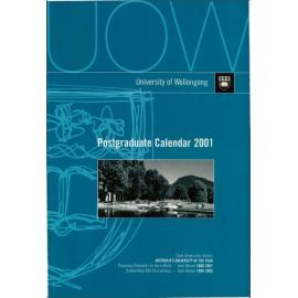 University of Wollongong Postgraduate Calendar 2001