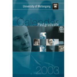 University of Wollongong Postgraduate Calendar 2003