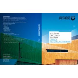 University of Wollongong Postgraduate Handbook 2013