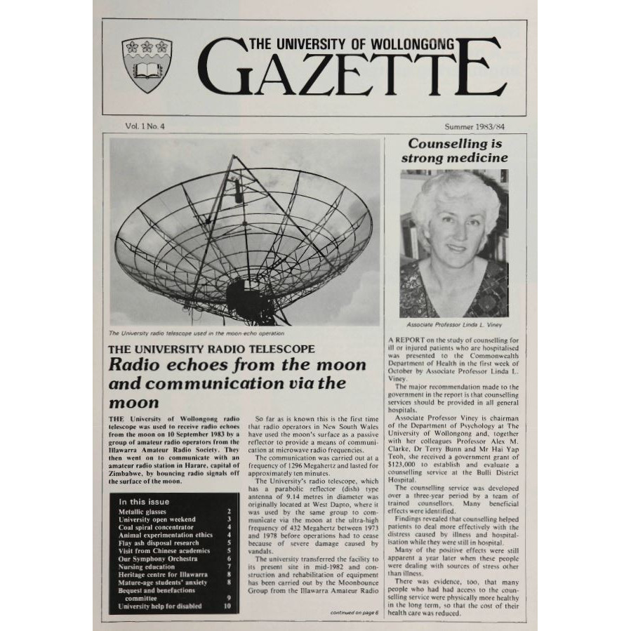 The University of Wollongong Gazette