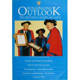 
Outlook University of Wollongong Alumni Magazine Autumn 1990