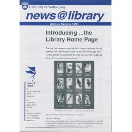 news@library Autumn Session 1997