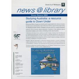 news@library Spring Session 2003