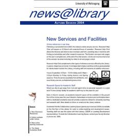 news@library Autumn Session 2004