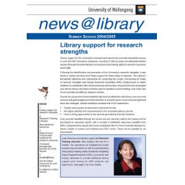 news@library Summer Session 2004/2005