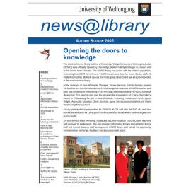 news@library Autumn Session 2005