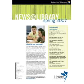 news@library Spring Session 2007