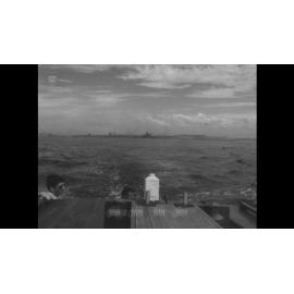 The Kimihata Maru is waiting to load coal at Port Kembla Harbour