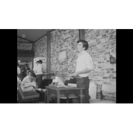 A student meeting about conscientious objectors at Wollongong University College Union