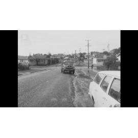 Fire destroys a house in the suburbs