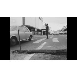 Roadworks in Crown St Wollongong