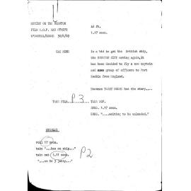 WIN News Anchor Script 30 June 1969