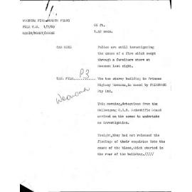 WIN News Anchor Script 01 July 1969