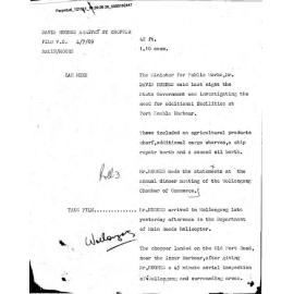 WIN News Anchor Script 04 July 1969