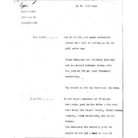 WIN News Anchor Script 08 July 1969