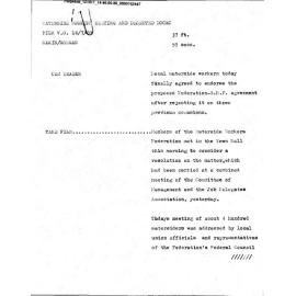 WIN News Anchor Script 16 July 1969