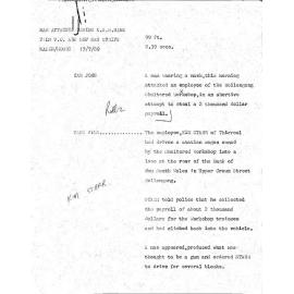 WIN News Anchor Script 17 July 1969