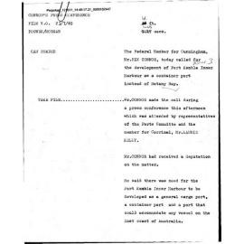 WIN News Anchor Script 23 July 1969