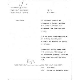 WIN News Anchor Script 24 July 1969