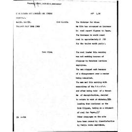 WIN News Anchor Script 29 July 1969