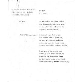 WIN News Anchor Script 31 July 1969