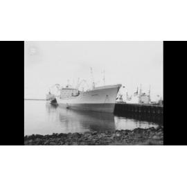 Russian ship HOBOAЛTAЙCK (Nova-altaysk in Port kembla Harbour