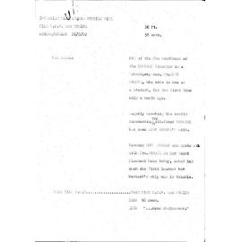 WIN News Anchor Script 26 August 1969