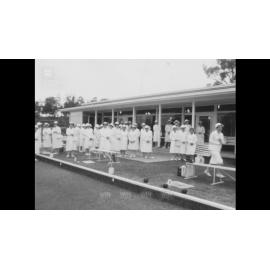 Women's Bowling Pennant Ceremony