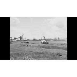 Port Kembla Harbour extension work and harbour scenes