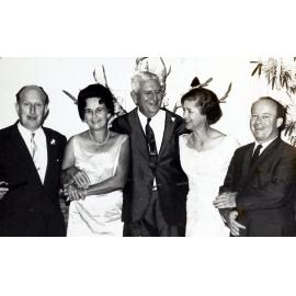 Renata and Percy Cochrane with others from the Department of Extension Services