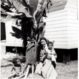Sister of St Francis with children