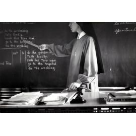 Sister Noreen in the classroom