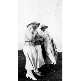 Three women on headland, Shoalhaven