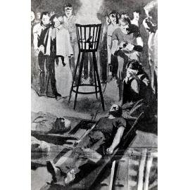 Scene at the pit top on the night of the explosion